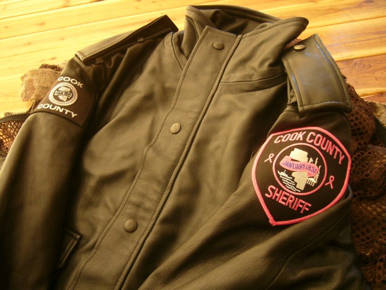 COOK COUNTY SHERIFF “PINk’ AWARENESS SUMMER LEATHER ALL OPTIONS | Rocke ...