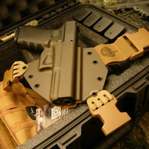 GLOCK G20C SEQUENTIAL SET TWO 10MM COMPENSATED BEAR BACK UP HUMANOID EDC KENAI SKB CASED AMMO
