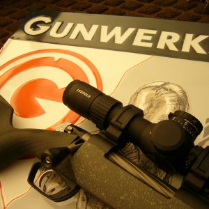 GUNWERKS SKUHL .338 RUM LIMITED "BLACKOUT" W/ LEUPOLD MARK 5 NIB