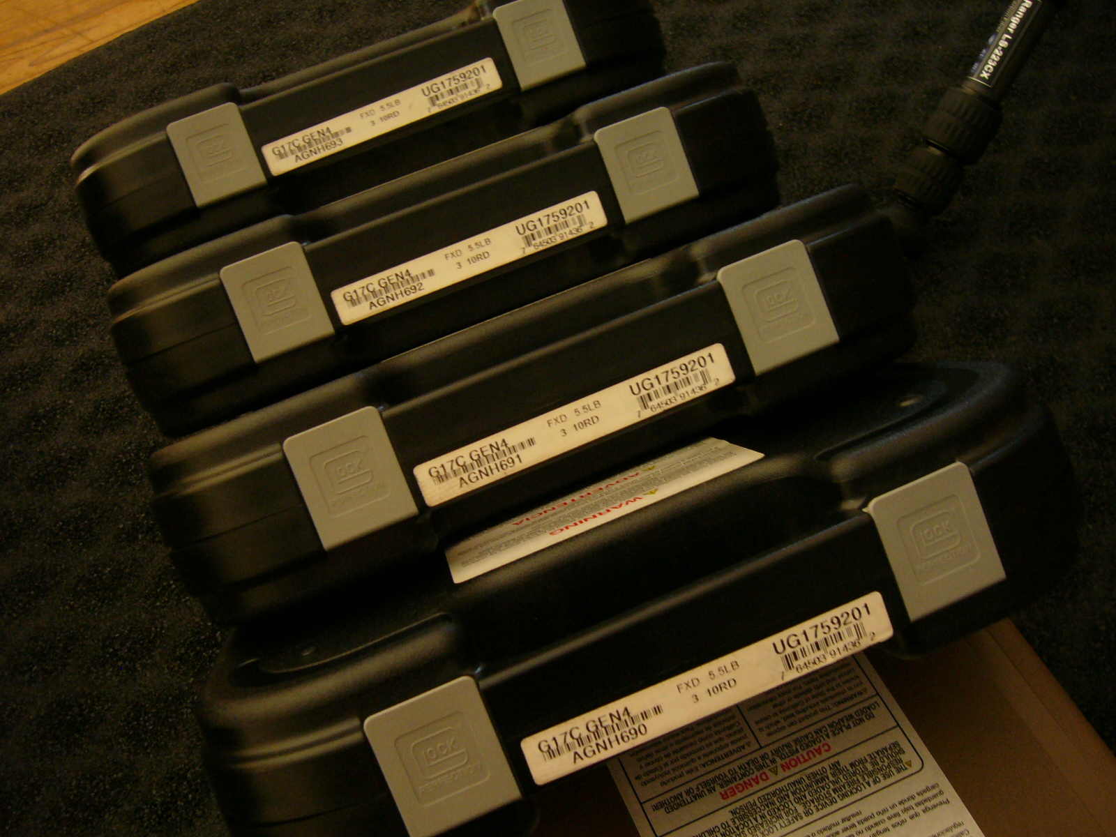 GLOCK 17C PRE-BAN SET OF FOUR SEQUENTIAL # GEN 4 COMPENSATED NEW IN BOXES - Image 3
